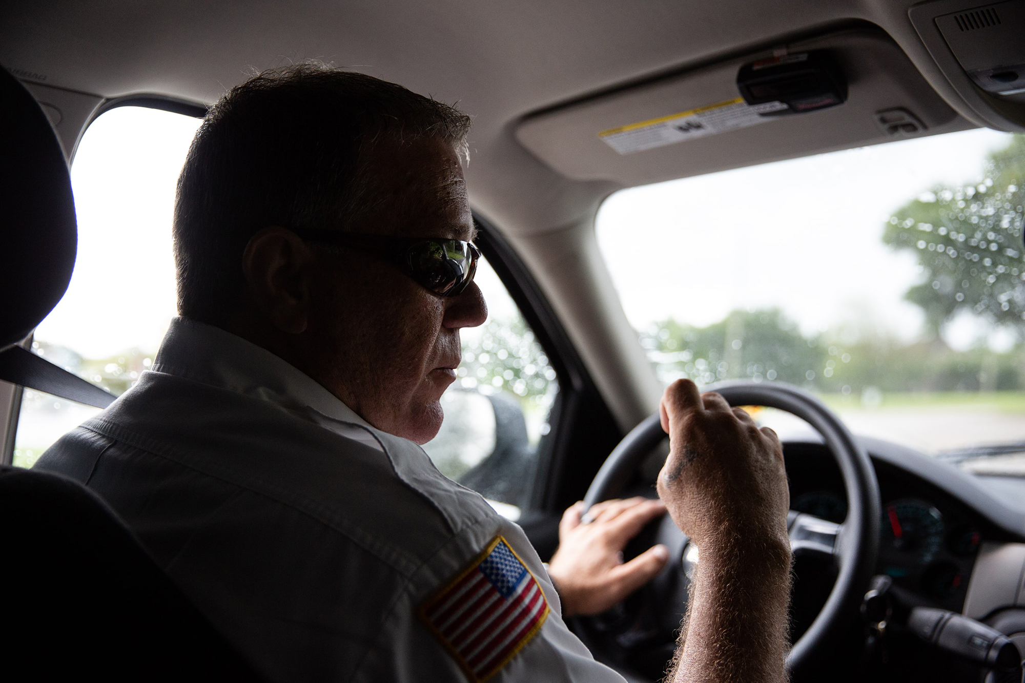 Fire Chief Mike LeBeau always strongly encouraged his wife and children to evacuate when extreme weather approached southern Louisiana. (Ellen O'Brien/News21)